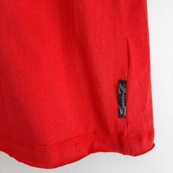 SEVEN7 Boho Paisley Floral Light V-Neck Hoodie Red Sz XL - Picture 7 of 13